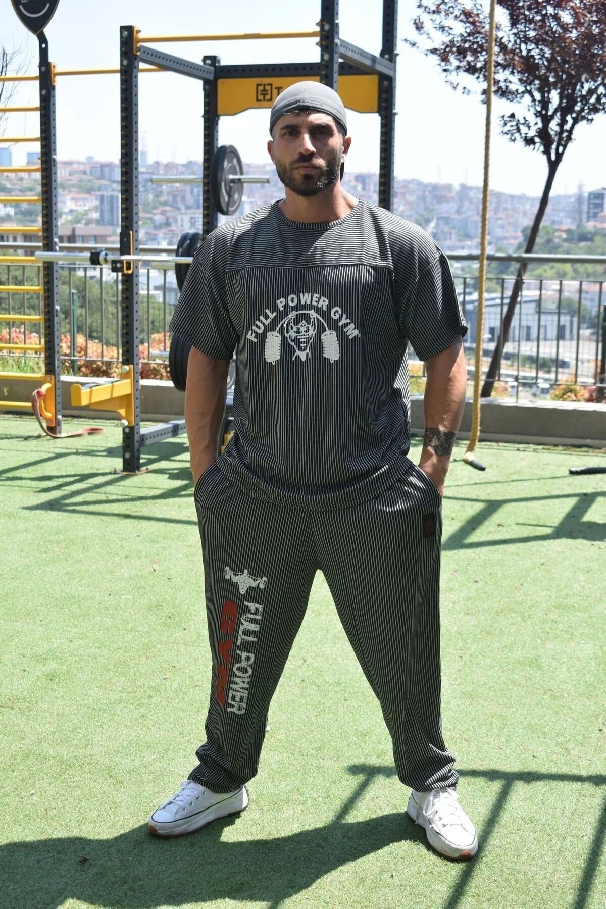 Full Power Gym Fitness Alt Üst Sporcu Eşofman Takımı