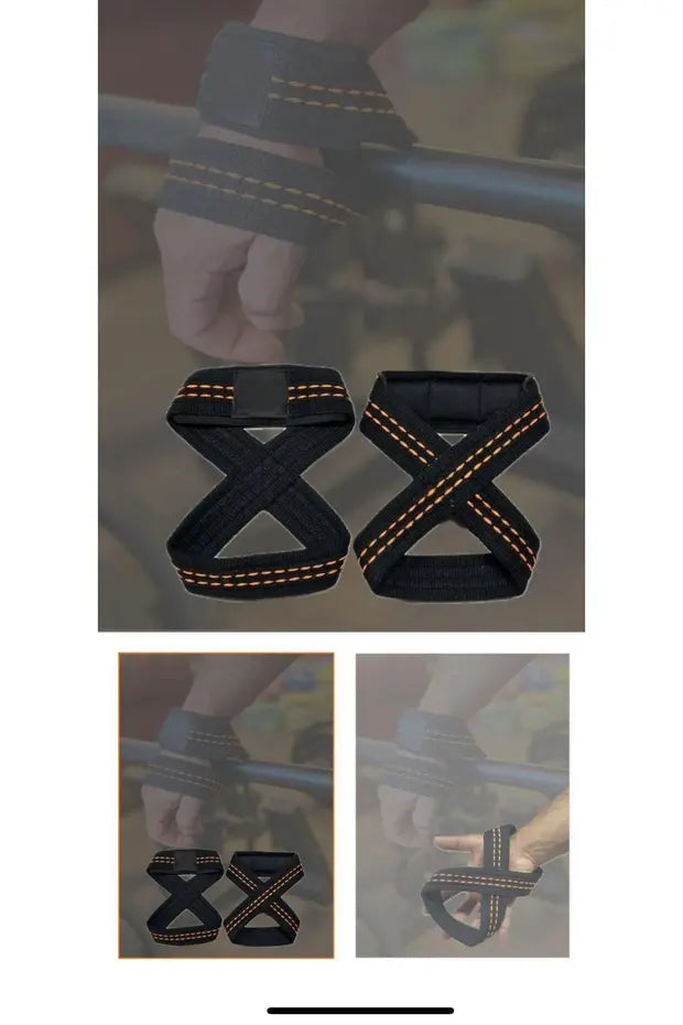 Lifting Straps 8 Loop 1 Çift – Ağırlık Kaldırma Kayışı