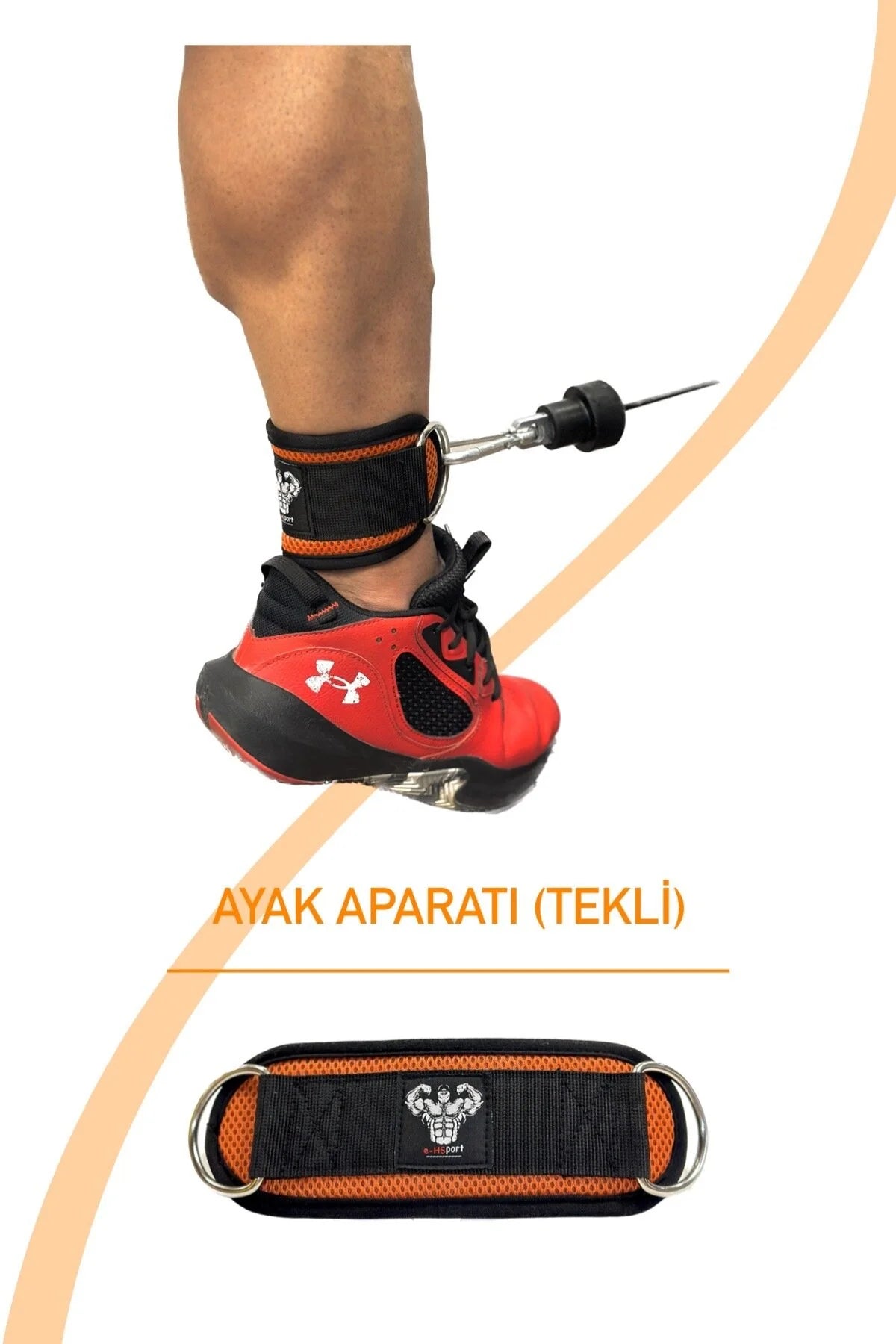Ayak Bileği Ağırlık Aparatı Tekli Fitness Bacak Çalışma