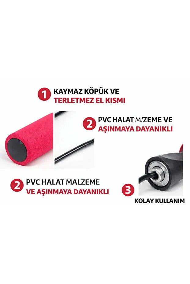 Fitness Atlama İpi 2.60m Egzersiz Kondisyon İpi (Kopya)