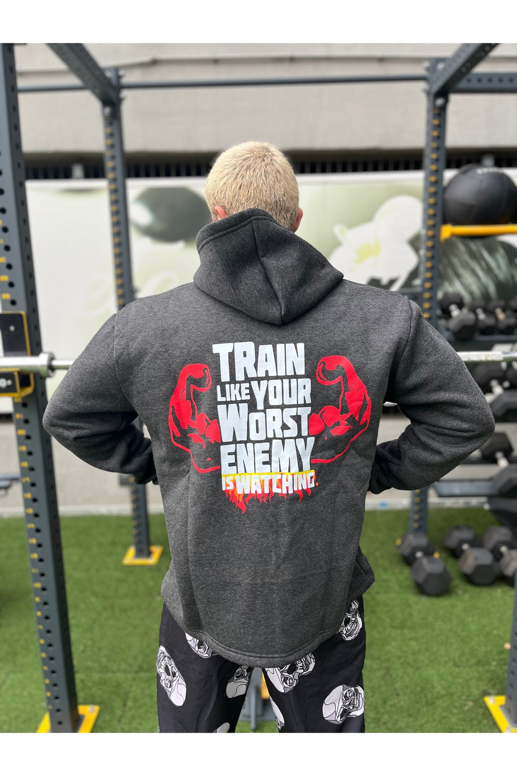 FİTNESS GYM BODY ANTRENMAN KAPŞONLU EŞOFMAN
