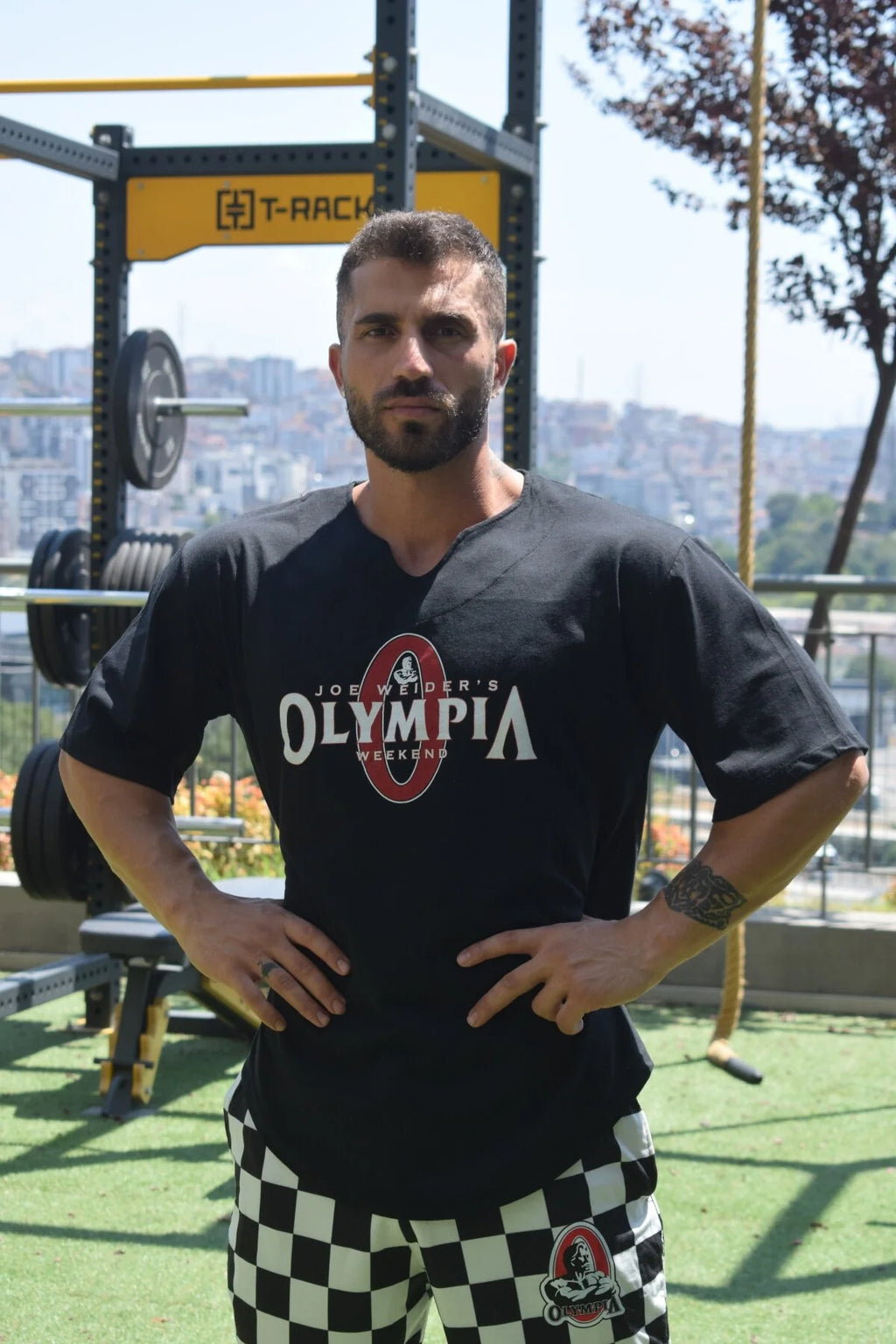 Olympia Sporcu Tişört Fitness Gym