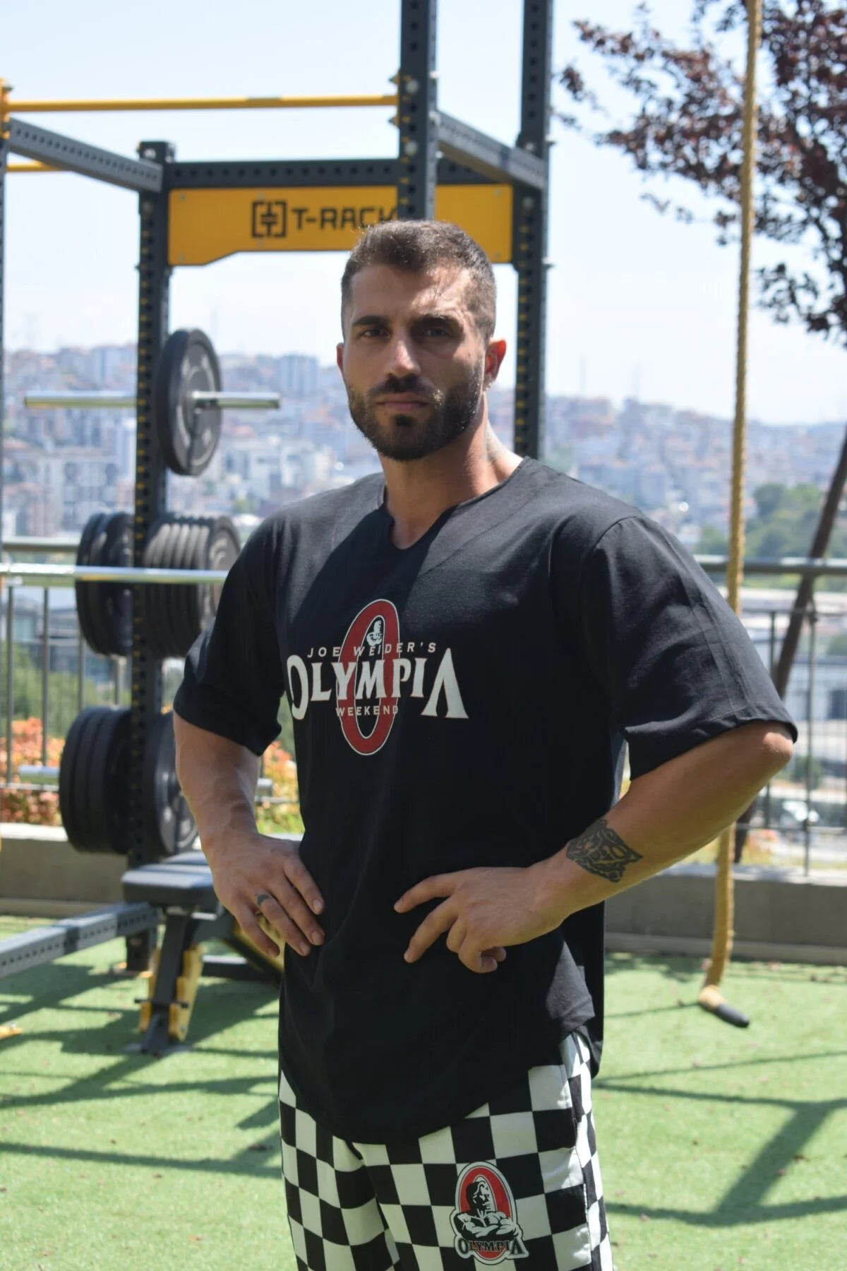 Olympia Sporcu Tişört Fitness Gym